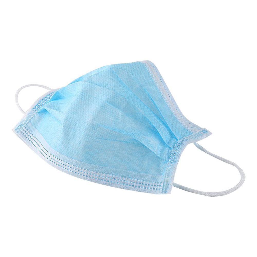 Disposable 10/50 pcs Mouth Mask 3-Ply Anti-Dust Nonwoven Elastic Earloop Salon Mouth Face Masks